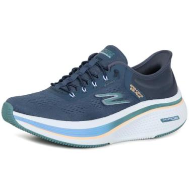 Imagem de Skechers Go Run Elevate 2.0 Banyan Tênis feminino sem cadarço, Azul-marinho/azul-petróleo, 41