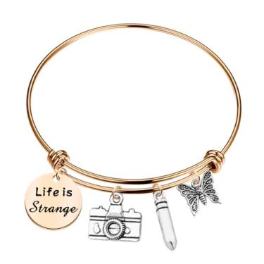 Imagem de FAADBUK Presente inspirado em videogame Chloe e Max Pulseira de videogame (pulseira Life is RG)