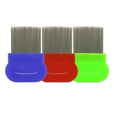 Imagem de Pente Fino Aço Inox sem Cabo para Remoção de Piolhos