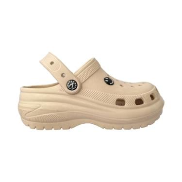 Imagem de Babuche Sandália Plataforma Unissex Massageador 2318 (Bege, BR, Adulto, Numérico, 36)