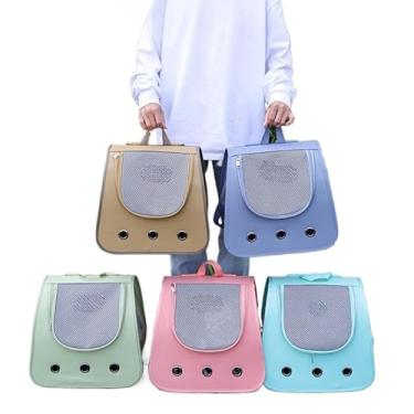 Imagem de Mochila Bolsa Transporte Pet Gato Cachorro para Passeio Viagem Caminhada024-174(Cor aleatória)