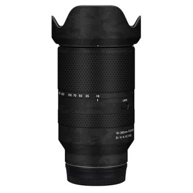 Imagem de Adesivo de lente de câmera para Tamron 18-300 mm F3.5-6.3 adequado para Sony Mount Macro Coat Wraps Film Protector Vinyl Decal Skin 18 300 (Knight Black)