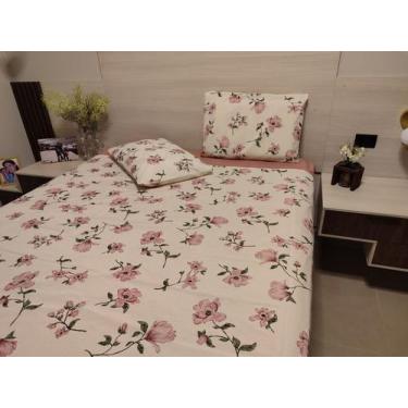 Imagem de Jogo Lençol De 180 Fios Queen 4 Peças Estampado - Lu Enxovais, Florzin