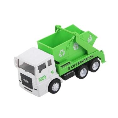 Imagem de Kokiya Veículo de acionamento por inércia de caminhão de brinquedo infantil, modelo de veículo simulado, caminhão movido a fricção para, Transporte de Lixo