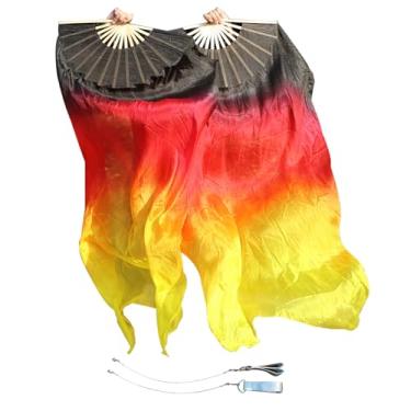 Imagem de Winged Sirenny Combina véu de seda giratório ajustável de 150 cm (59") com cordas, Iluminação, 150cm