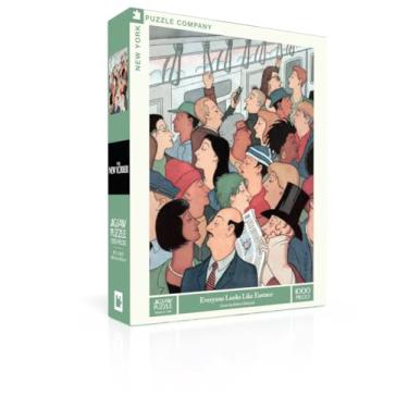 Imagem de New York Puzzle Company - Quebra-cabeça New Yorker Everyone Looks Like Eustace - 1000 peças para adultos por Robert Sikoryak