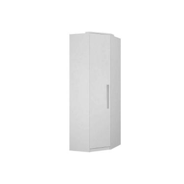 Imagem de Módulo De Quarto Rizon Closet De Canto Oblíquo -linea C- 1 Porta Neve - Novo Horizonte