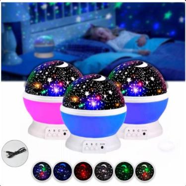 Imagem de Luminária Projetor Galaxy Mesa Infantil Linda - LIPPIN, Bivolt