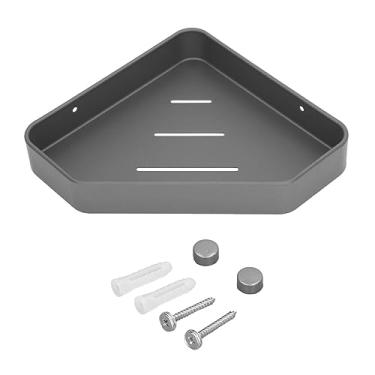 Imagem de Plataforma de canto do chuveiro Espaço à prova de ferrugem da prateleira flutuante de canto de alumínio para banheiro cozinha sala de estar varanda