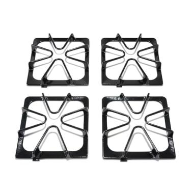 Imagem de W10447925 Peças de grelha de queimador de fogão a gás para peças de substituição de queimador de fogão de hidromassagem, rack de fogão a gás para Maytag Kenmore etc, pacote com 4