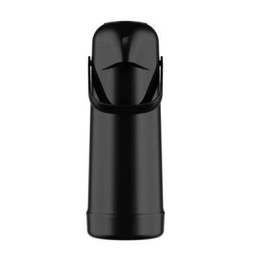 Imagem de Garrafa Térmica Magic Pump Termolar Preta 1 Litro, 1L, Preto