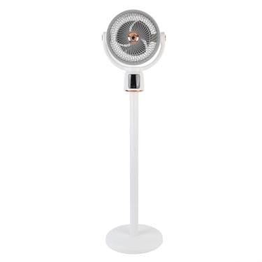 Imagem de Yunir Ventilador Permanente, 90 °+130 ° Fan Oscilante para o Quarto, Ventiladores de Pedestal Com Controle Remoto, Altura Ajustável, 12 Velocidades, Timer de 12 Horas, Circulação de