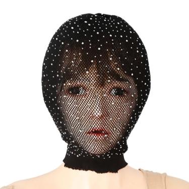 Imagem de HELICORN Capacete de broca de cor preta, máscaras de desempenho de personagem flertando para casais (máscara)