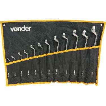 Imagem de Jogo Chave Estrela 6-32mm Cromo Cromada 12 Pçs Vonder