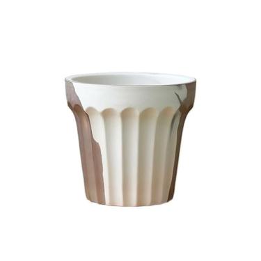 Imagem de ZzleoyuUUs-12 Vasos de plantas criativos para casa vaso floral de alta qualidade vaso de cerâmica nórdico cor mista orifício de drenagem