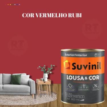 Imagem de Tinta Lousa e Cor Cor Rosa Pink Suvinil Parede Lousa 800ml, VERMELHO R