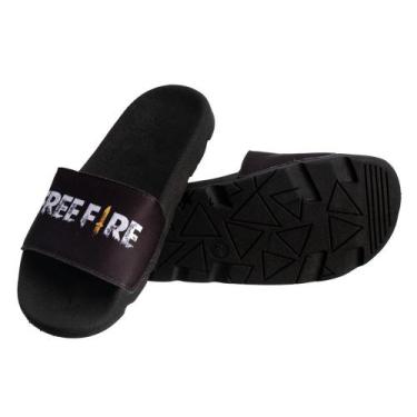 Imagem de Chinelo Slide Free Fire Preta - LAQUILLA, 41, Preto
