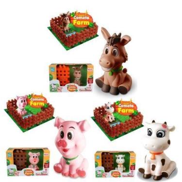 Imagem de Kit Com 4 Brinquedos De Montar E Desmontar Cercadinho Cometa - Company