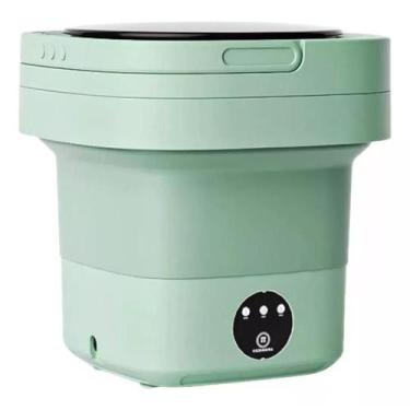 Imagem de Mini Maquina De Lavar Roupas Portátil Dobrável 9 Litros - Tienda Onlin