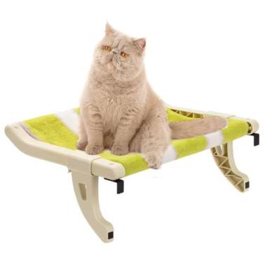 Imagem de Cama Suspensa Gato Pet Felino Vista Panoramica 360 Caminha Luxo Ajusta
