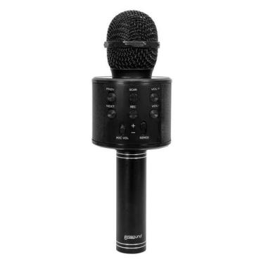 Imagem de Microfone Bluetooth Karaoke ITM1153 com porta USB - Lightbek Official 