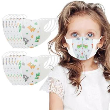 Imagem de Máscara infantil infantil Máscara facial descartável Industrial 3ply E