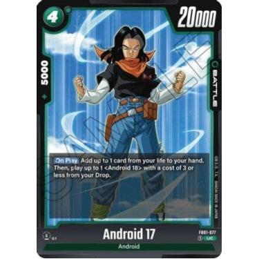 Imagem de Carta Dragon Ball TCG - Android 17 2 (Awakened Pulse) - Incomum