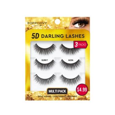 Imagem de Poppy & Ivy 5D Darling Lashes - 3 pares (ALEXA)
