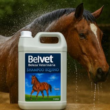 Imagem de Shampoo Profissional para Equinos Cavalos Concentrado Rende 50 Litros Belvet