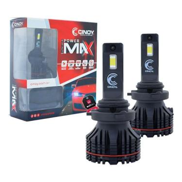Imagem de 2X Kit Lampada Ultra Led Power Max Cinoy H4 10000Lm 6000K 55