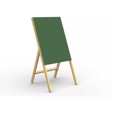 Imagem de Quadro Cavalete Lousa Em Mdf - Educativo 38x52 Cm - Junges, Verde