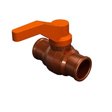 Imagem de Registro Esfera Lr Com Alavanca Predial 20mm X 1/2" Marrom Durín