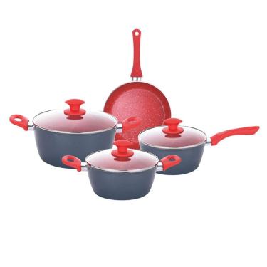 Imagem de Jogo De Panelas 4 Peças Indução Ceramic Onix Class Home