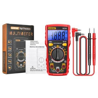 Imagem de Multímetro Digital Profissional Aneng SZ303 Compacto para Medições de 