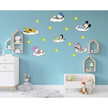Imagem de Adesivo De Parede Mickey E Minnie Baby