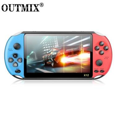 Imagem de Consola de jogos portátil portátil retro de 5,1 polegadas com 3000 jog
