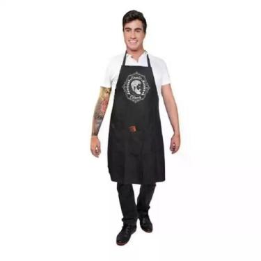 Imagem de Avental Top Tel Preto P/ Barbearia 4672 Santa Clara