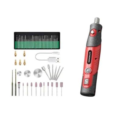 Imagem de Furadeira Elétrica Sem Fio De 5 Velocidades 4.2V 5000-20000r Mini Grav