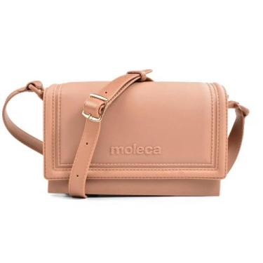 Imagem de Bolsa Moleca Tiracolo Pequena Feminina Nude 50057131, Nude, UN