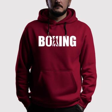 Imagem de Blusa de Moletom Canguru Com Capuz Box Flanelada Boxing-Masculino
