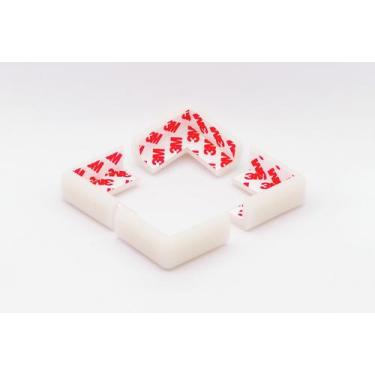 Imagem de Protetor De Quina Brilha No Escuro Em Silicone 5,0X5,0X2,2Cm - B9214 -