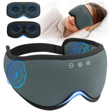 Imagem de Máscara de dormir AHUIARGY Bluetooth 3D Bamboo Cotton Blackout