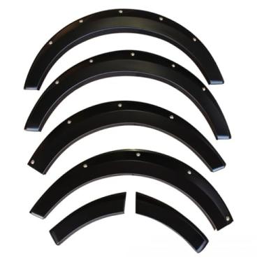 Imagem de Guarnições de roda de carro alargador de arco de salto de roda compatível com HIACE 200 Series 2005-2018 Kit de carroceria de guarnições de para-choque de roda (preto)