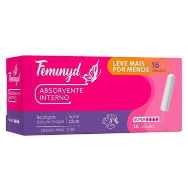 Imagem de Absorvente Interno Feminyd Super 16 Unidades