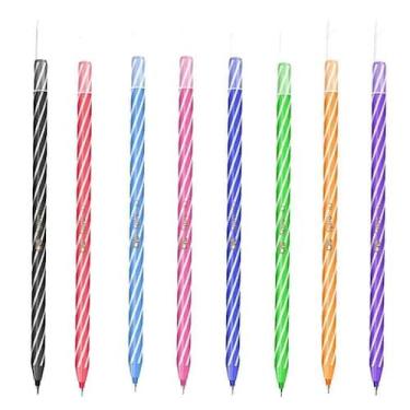 Imagem de Caneta Esferográfica Spiro 0.7mm 8 Cores - Cis - Tendtudo