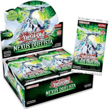 Imagem de Konami Yu-Gi-Oh! Nexus Duelista, Box Com 24 Pacotes com 9 Cartas, Português Edição 25º Aniversário, Estampas Ilustradas