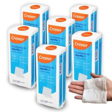 Imagem de Algodão quadrado bebê Sem Perfume 600 unidades