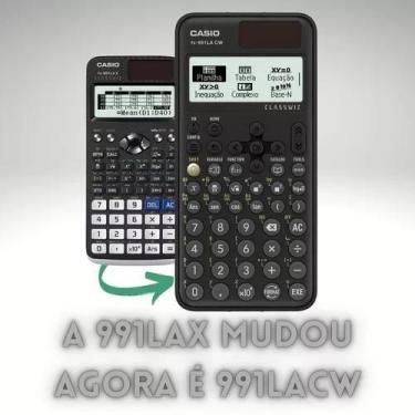 Imagem de Calculadora Casio Fx-991 Lacw-w4 550 funções Menu Português, Preto