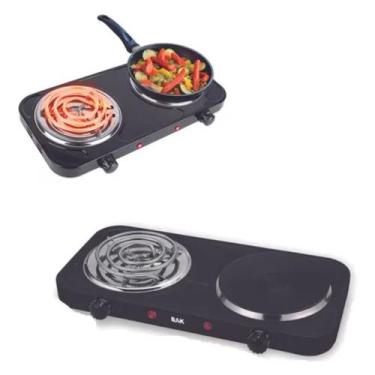 Imagem de Fogareiro Elétrico Cooktop Indução 2000w 2 Bocas BK-FCE703 Preto - BAK
