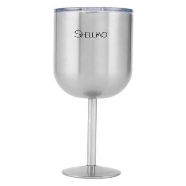 Imagem de Taça Térmica Shellmo a Vácuo com Tampa para Gin 530ml , Prata #